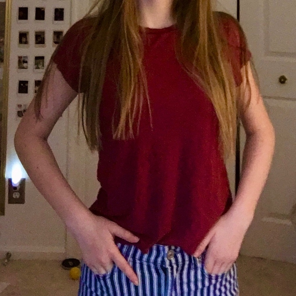 Red tee shirt